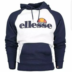 ellesse mens hooded hoodie sweatshirt large nwt
